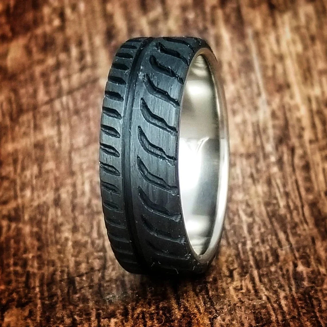 Drift King, Ti-Core Tread Ring. 8mm wide, Car Guy Ring, Import